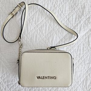 VALENTINO Shoulder Bag Cream White Authentic